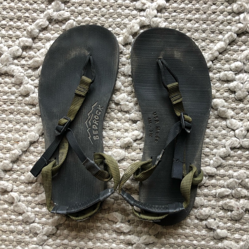 Bedrock Minimalist Adventure Sandals Olive